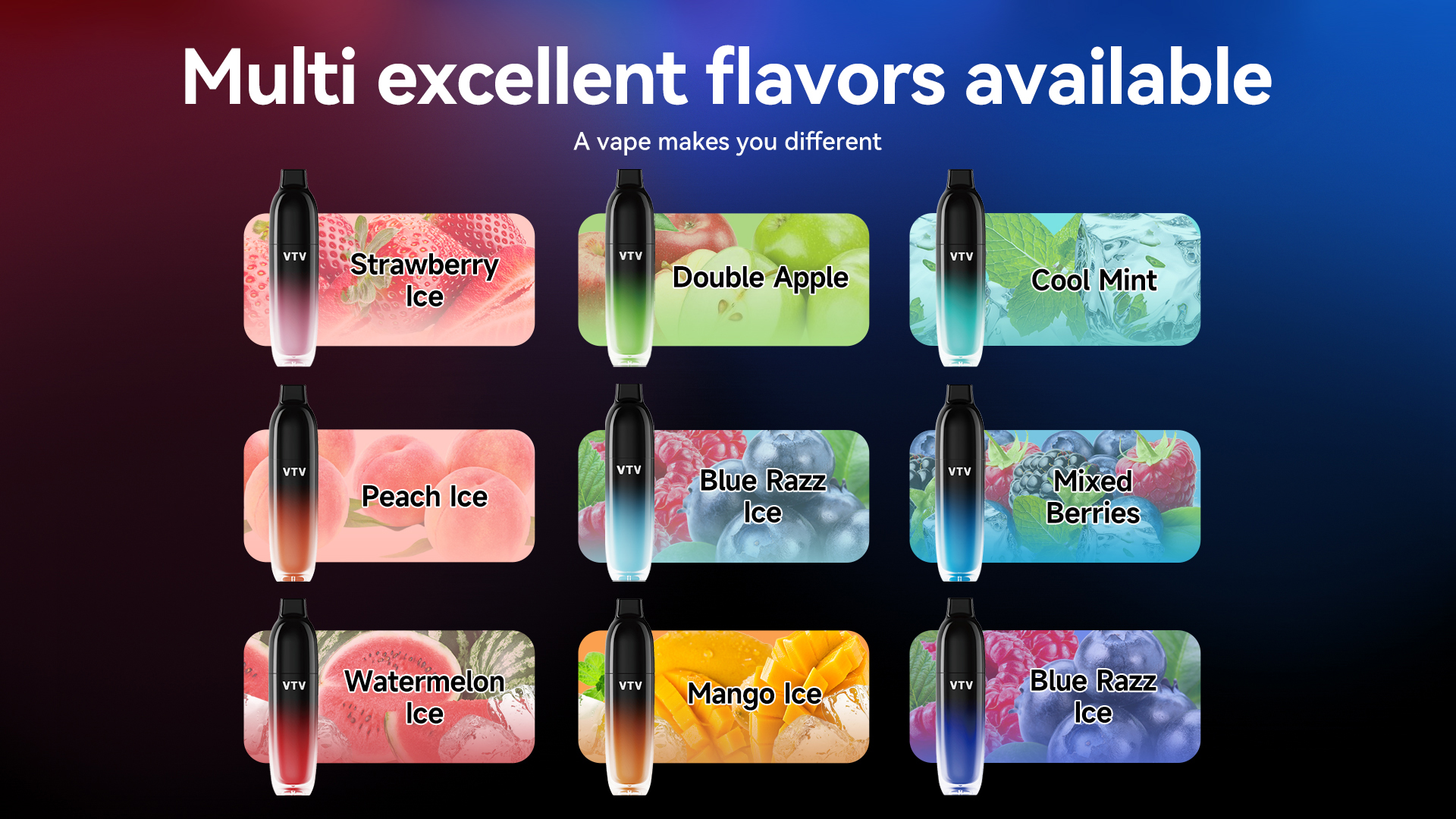 8000 Puffs Flavorful E-Cigarette Mesh Coil Disposable Vape VTV NYX8000