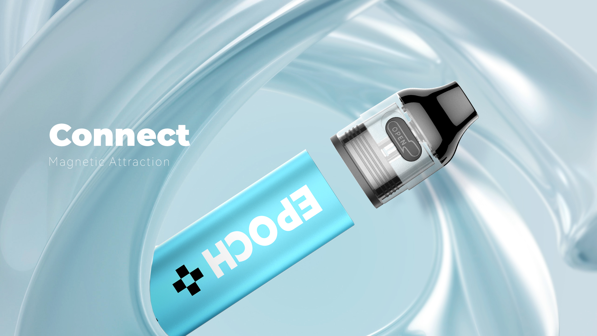 VTV Epoch Refillable Pod System Vape Dual Mesh Coil E Cigarette With 3PCS Pod