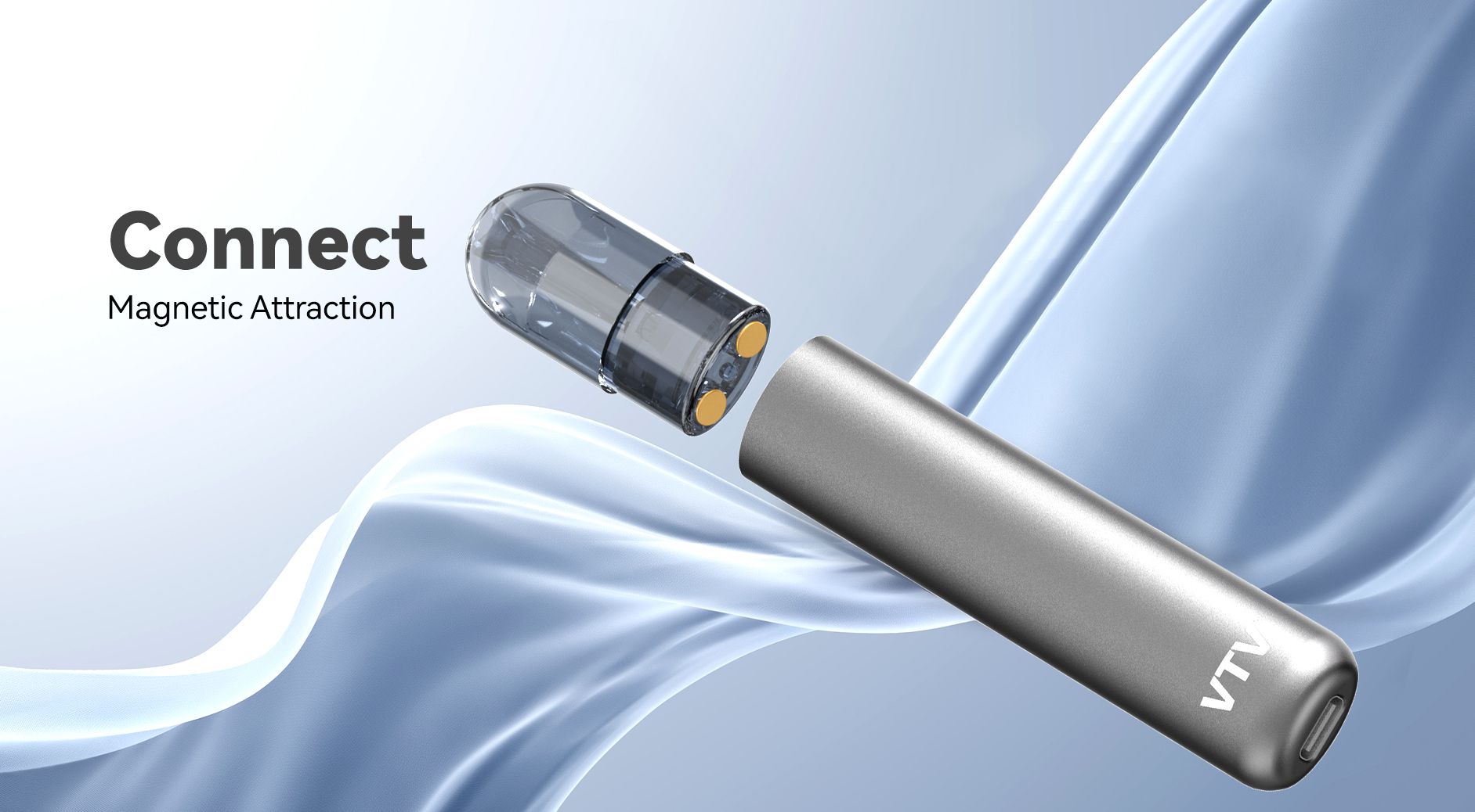 BLADE Connect Pod System Vape 600 Puffs Ceramic Coil With Replaceable 3 Pod