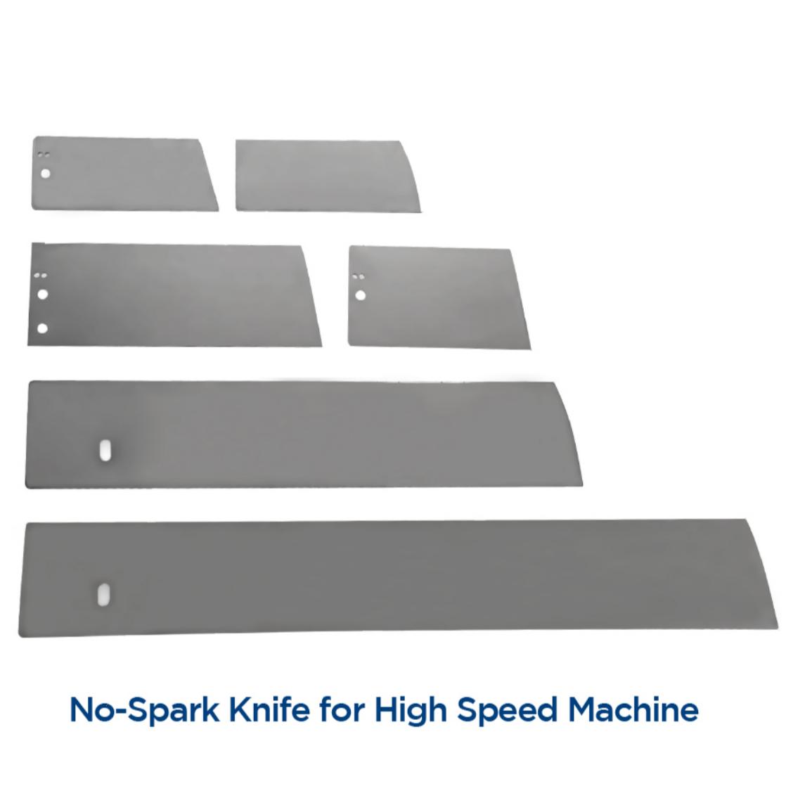 Alloy Steel Long Knife No-Spark for MK8 High Speed Machines Spare Parts