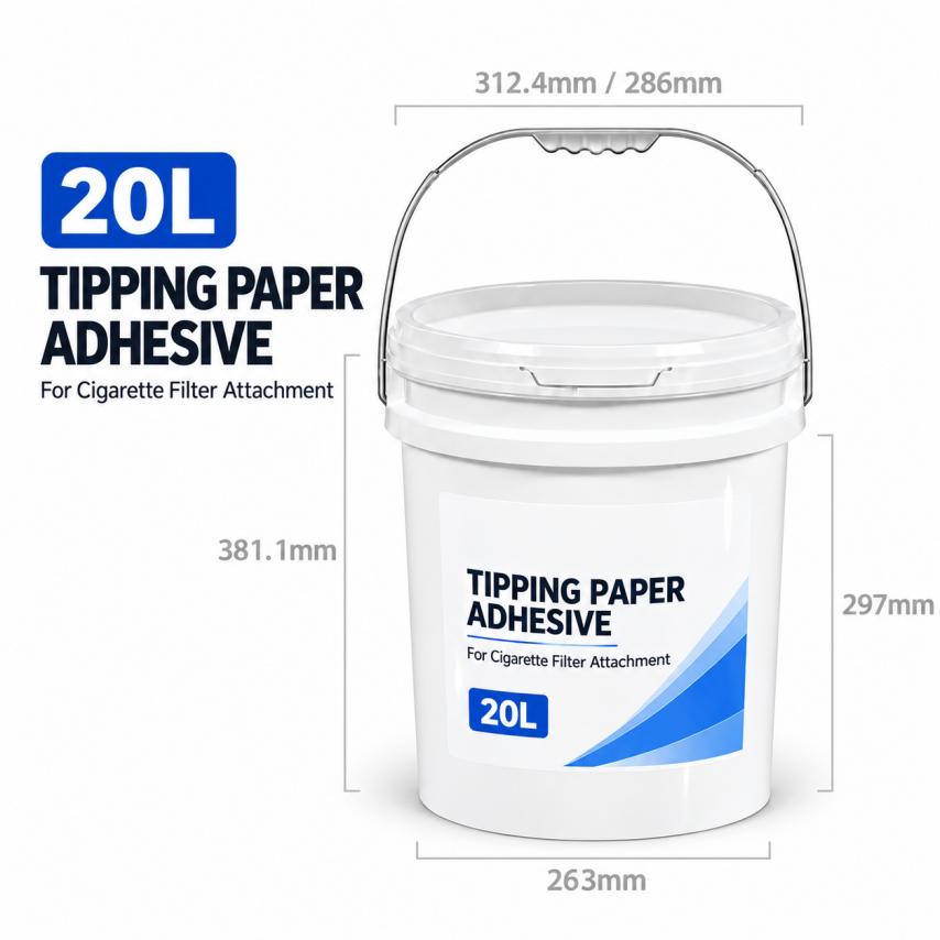 Water Base Adhesives for Cigarette Tipping Paper and Filter Rod Production