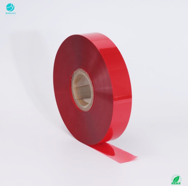 30mm Width Red Cheese Packaging Tear Strip Tape In PET Film No Glue Food Grade