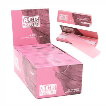 1 1/4 Size Unbleached Bamboo Cigarette Rolling Paper 50 Packs