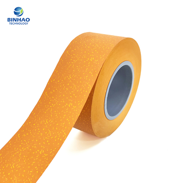 Yellow Plain Cork Cigarette Tipping Paper 34gsm With Gold Line Or Words