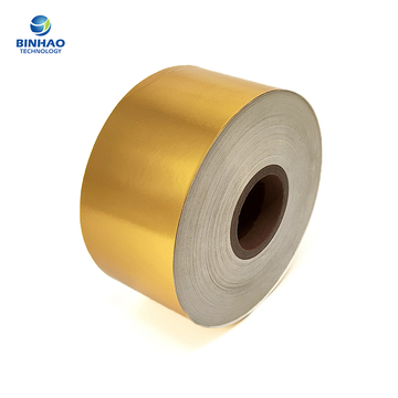 Matte Gold Colour 55gsm Alloy 8011 Aluminium Foil Packaging Paper