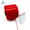 30mm Width Red Cheese Packaging Tear Strip Tape In PET Film No Glue Food Grade