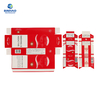 Red White Tobacco Cigarette Case Box Carton Cardboard With Hot Stamping Logo