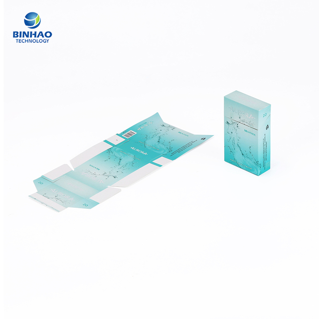 Various Color Cigarette Package Cardboard Case With Hot Stamping Printing