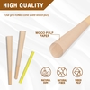 Pre Rolled Bleached Wood Rolling Paper Kingsize 50/100/200 Cones