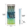Blue Pre Rolled Cones Wood Pulp Colored Rolling Paper for Smoking