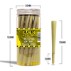 Colored Pre Rolled Cones 108mm Rolling Paper Natural Burn