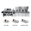 4 Segment Filter Combiner Machine for Multi-Structure HNB Filter Rod Production