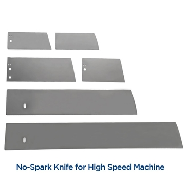 Alloy Steel Long Knife No-Spark for MK8 High Speed Machines Spare Parts