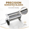 Manual Tobacco Leaf Shredder Stainless Steel Hand Crank Cutter for Dried Herbs and Soft Plant Materials